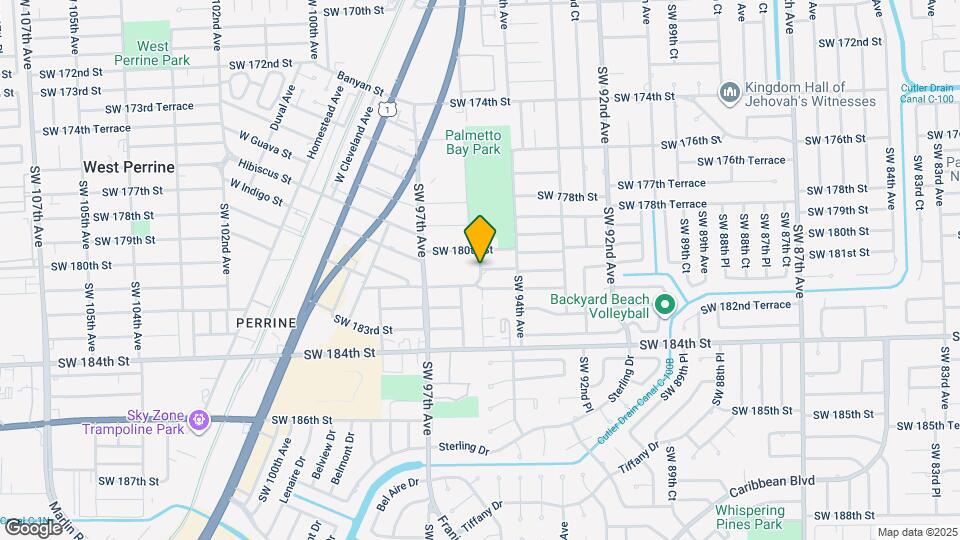 10937 SW 181st St Map and Location Details