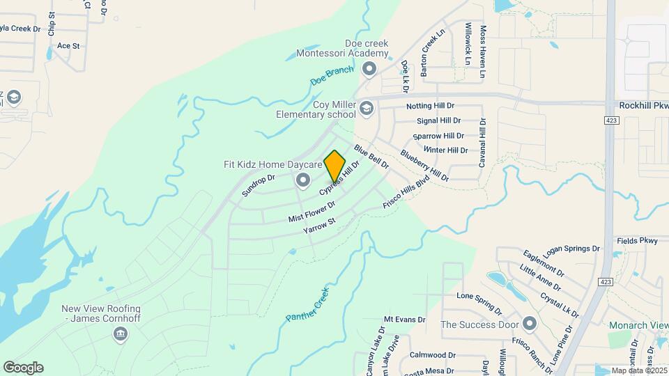 705 Cypress Hill Dr Map and Location Details
