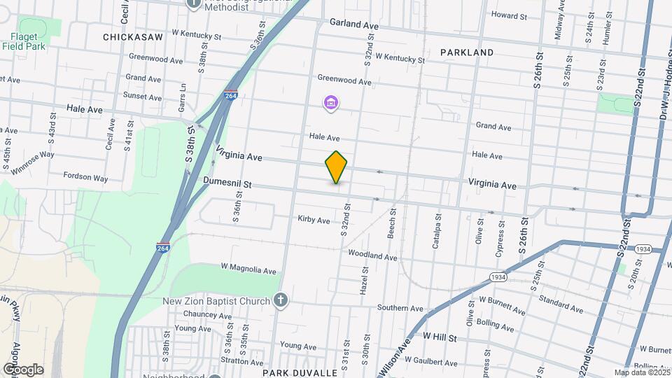 3211 Dumesnil St Map and Location Details