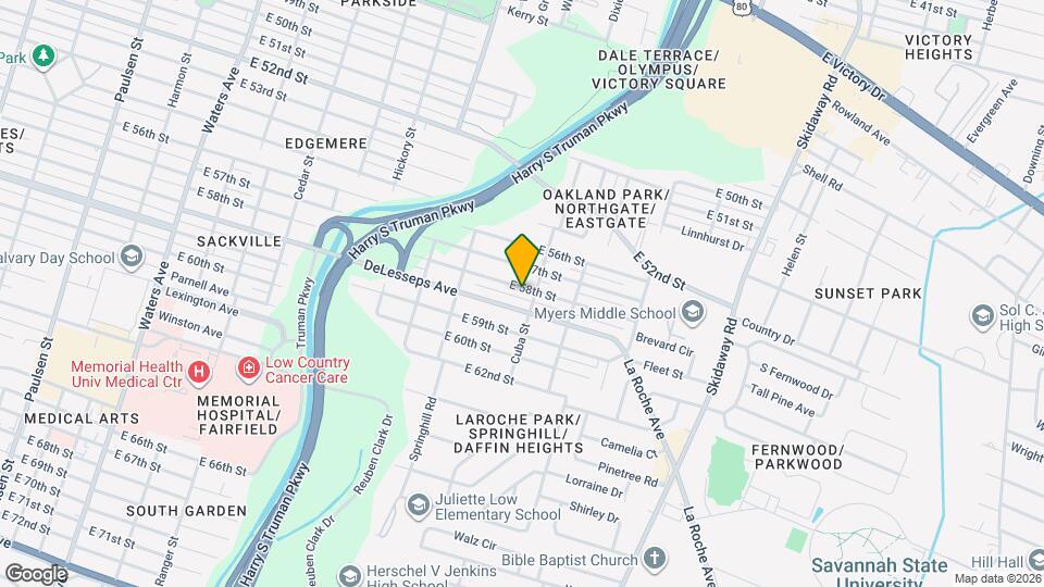 2015 E 58th St Map and Location Details