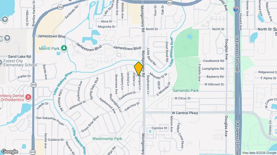 620 Lakespur Ln Map and Location Details