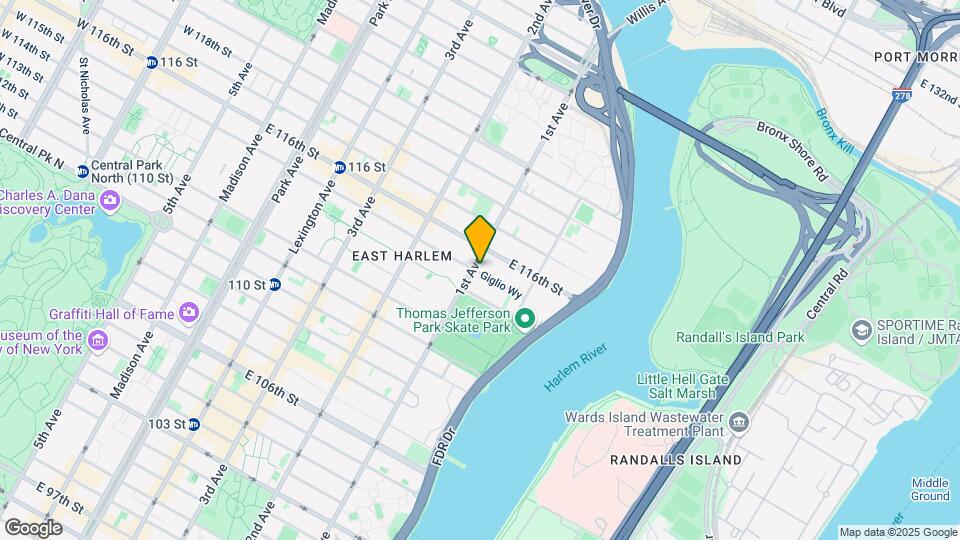 401 East 115th Street Map and Location Details