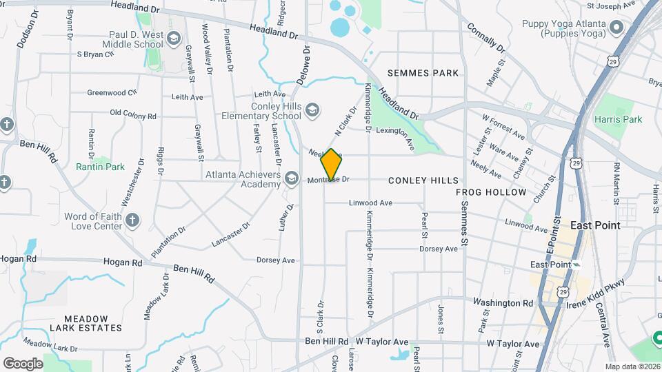 2064 Montrose Dr Map and Location Details