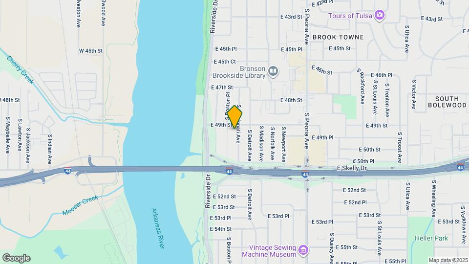 4916 S Cincinnati Ave Map and Location Details