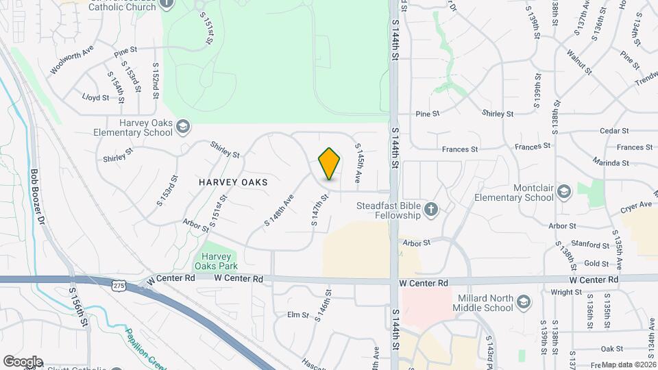 14706 Harvey Oaks Ave Map and Location Details