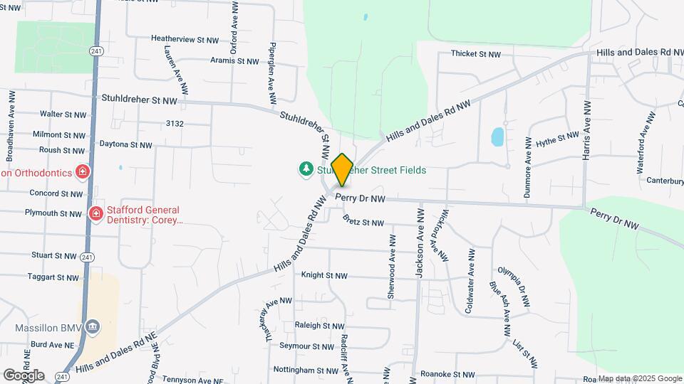 3700 Perry Dr NW Map and Location Details