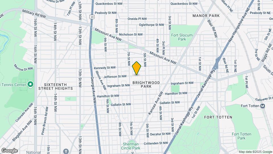 610 Jefferson St NW Map and Location Details