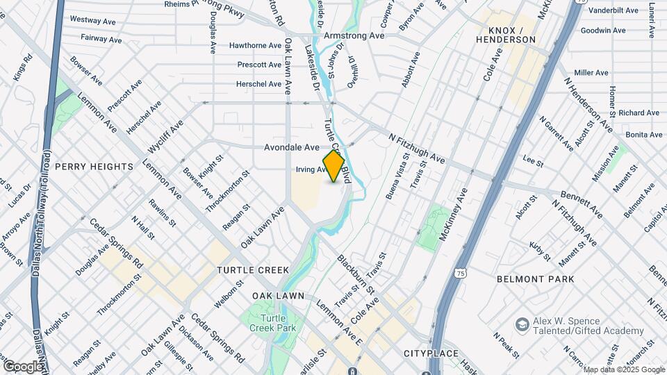 3883 Turtle Creek Blvd Map and Location Details
