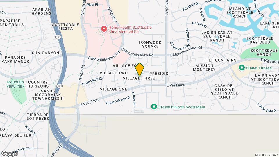 9445 N 94th Pl, Unit 212 Mapa y Detalles de la Ubicación