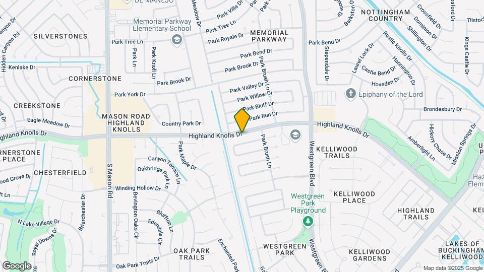 21419 Highland Knolls Dr Map and Location Details