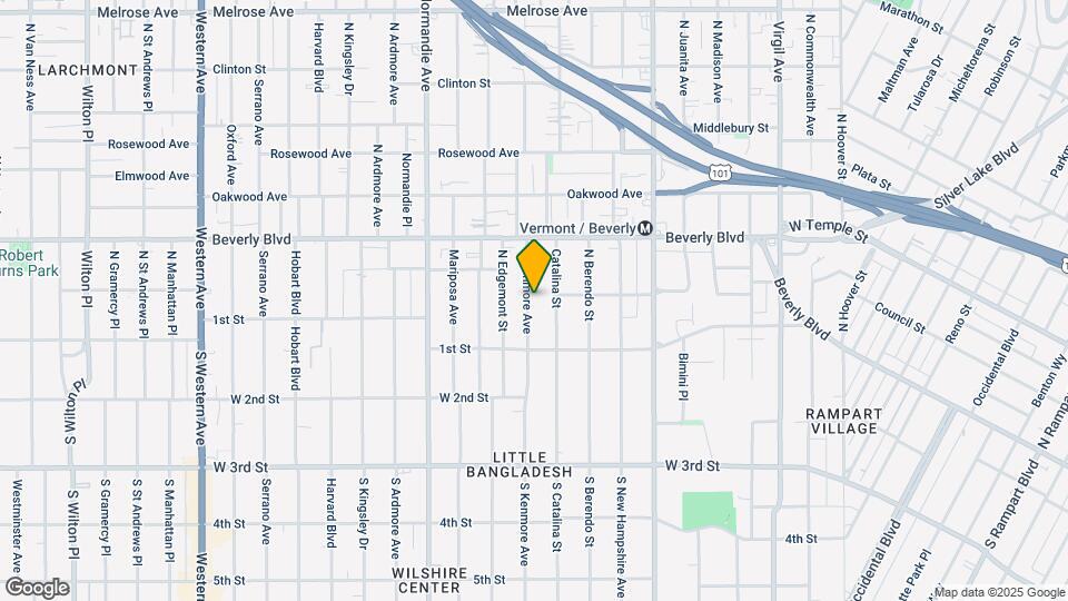 156 N Kenmore Ave Map and Location Details