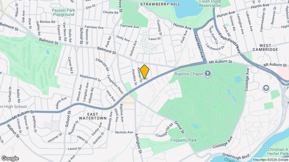 724 Mt Auburn St Map and Location Details