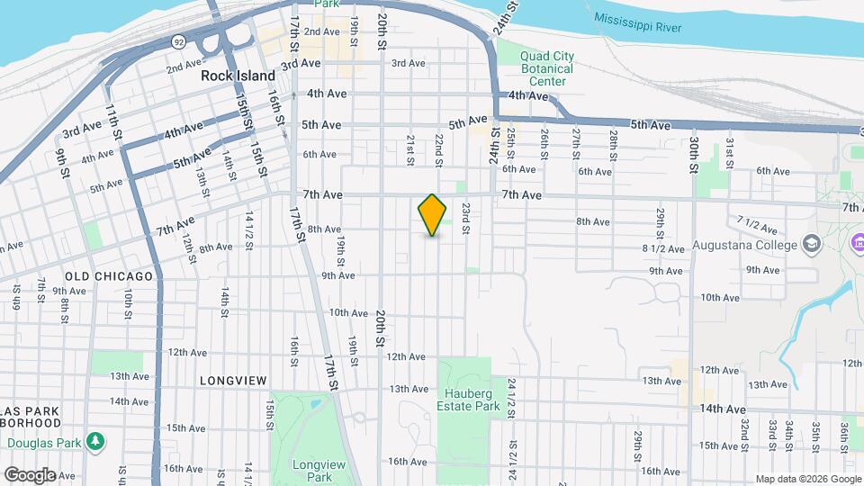 810 22nd St, Unit Upper Map and Location Details