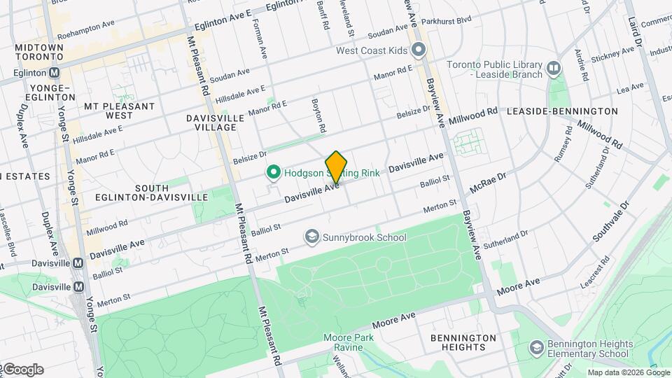 401 Davisville Ave Map and Location Details