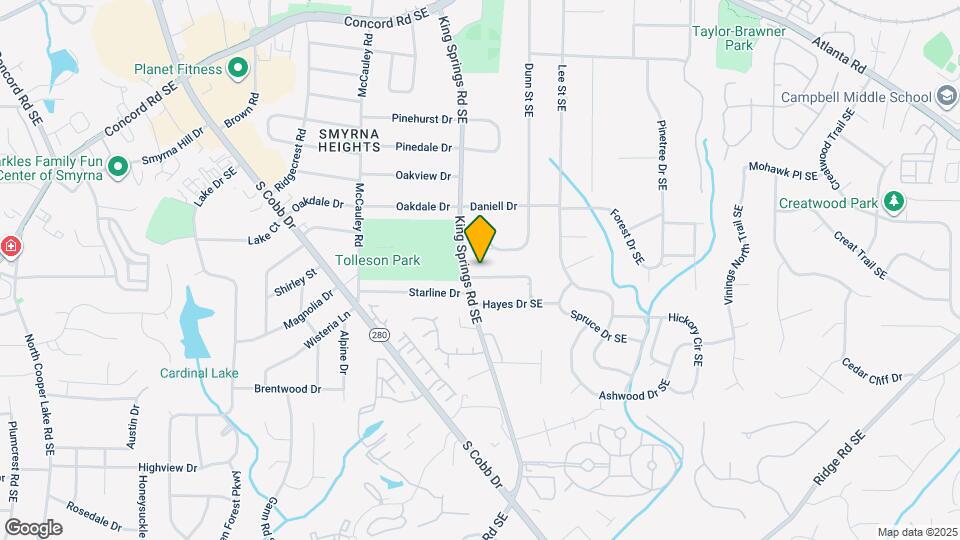 1231 Cliffwood Dr Map and Location Details