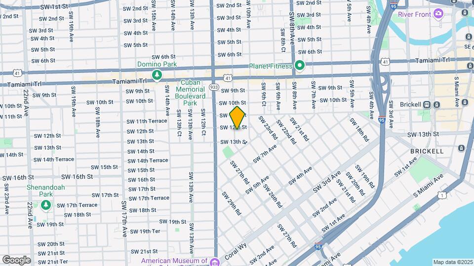 1225 SW 11th Ave Map and Location Details