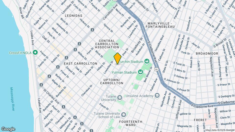 1615 Pine St Mapa y Detalles de la Ubicación