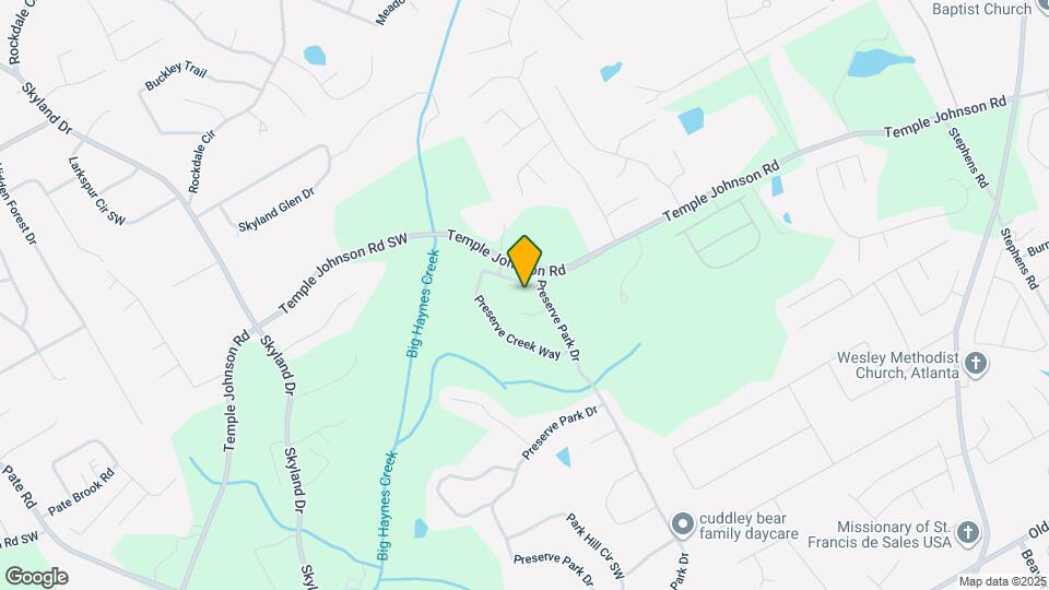 1722 Preserve Creek Way Map and Location Details