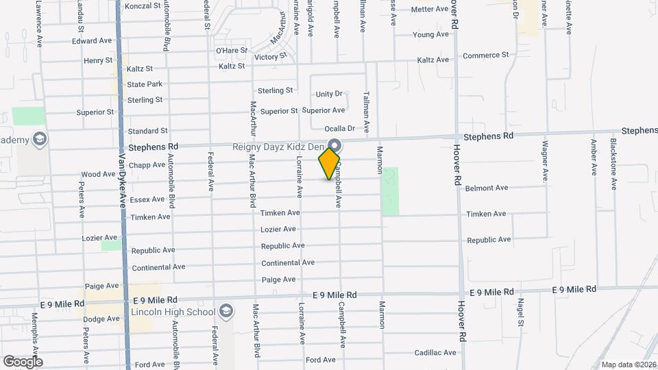 11096 Jewett Ave Mapa y Detalles de la Ubicación