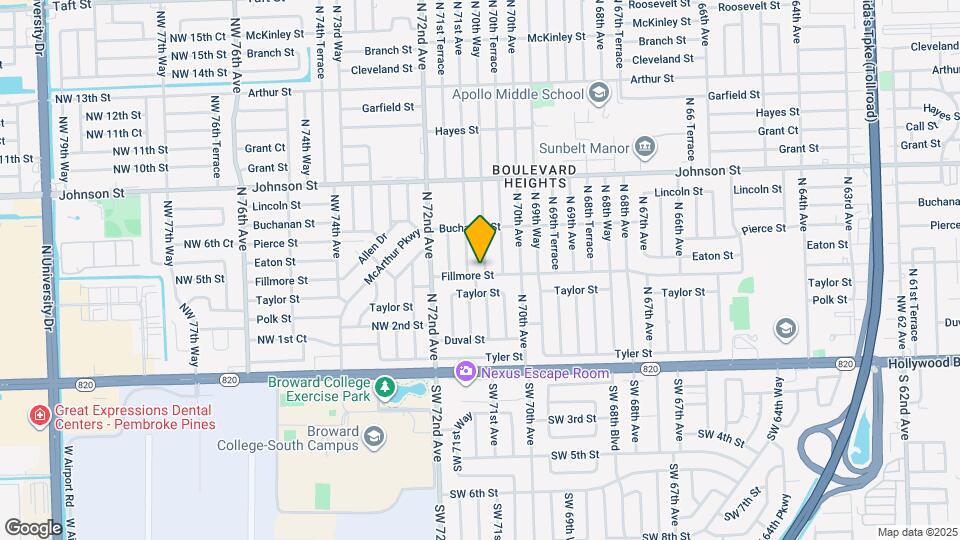 502 N 70th Way Map and Location Details