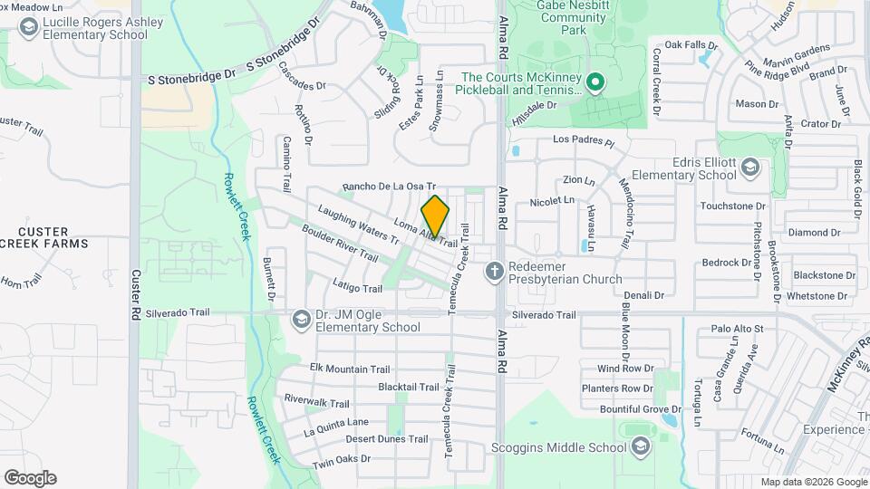 7809 Loma Alta Trail Mapa y Detalles de la Ubicación