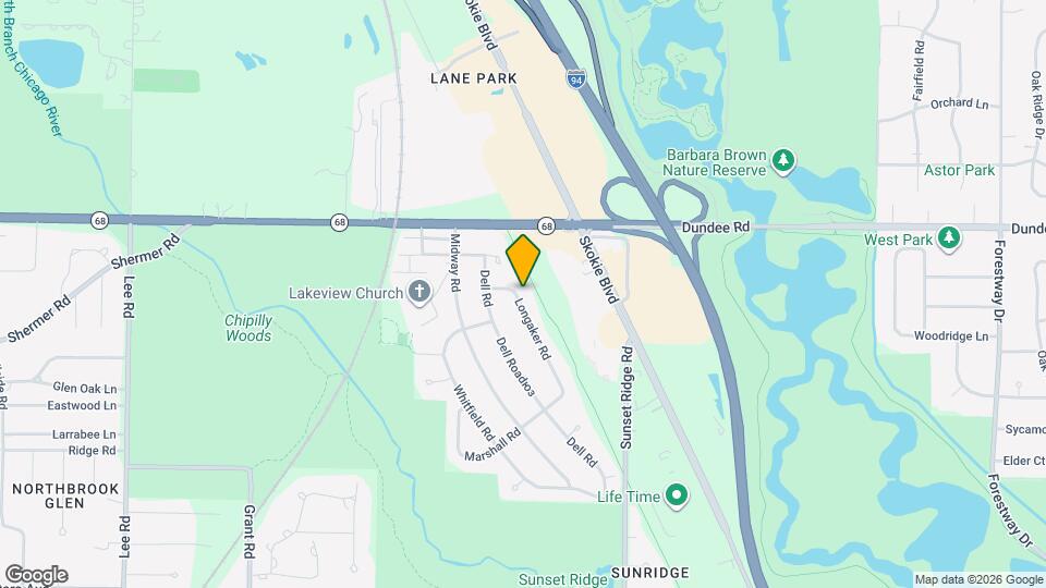 1001 Longaker Rd Map and Location Details