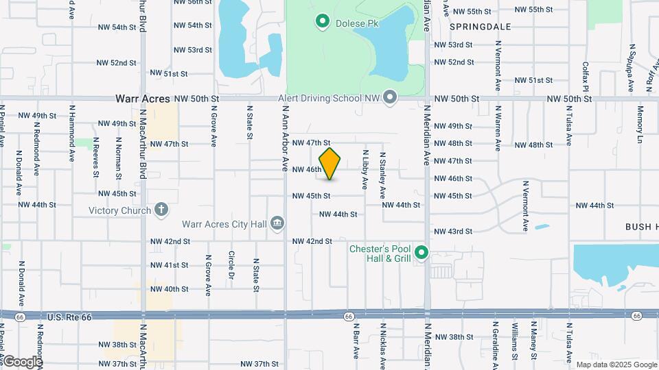 5216 NW 46th Dr Map and Location Details