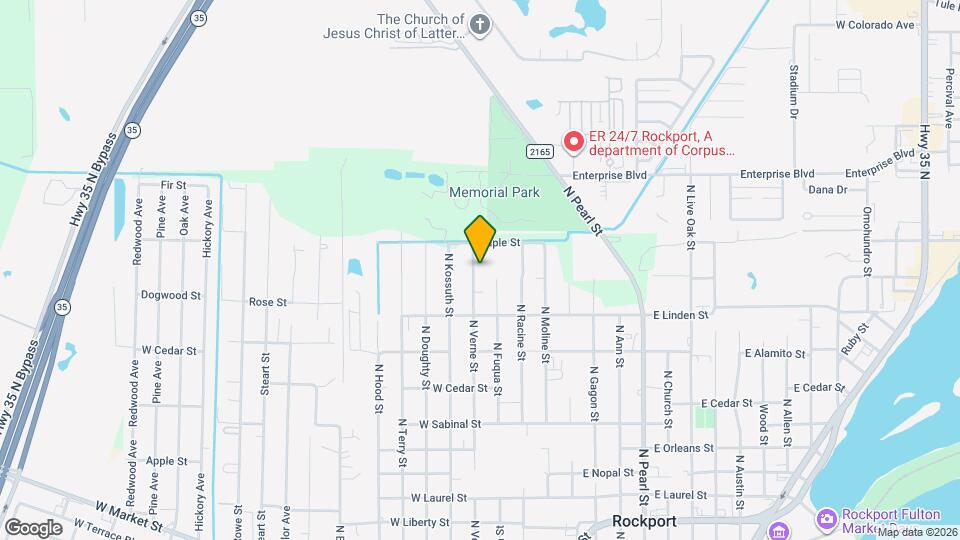 1308 N Verne St Mapa y Detalles de la Ubicación