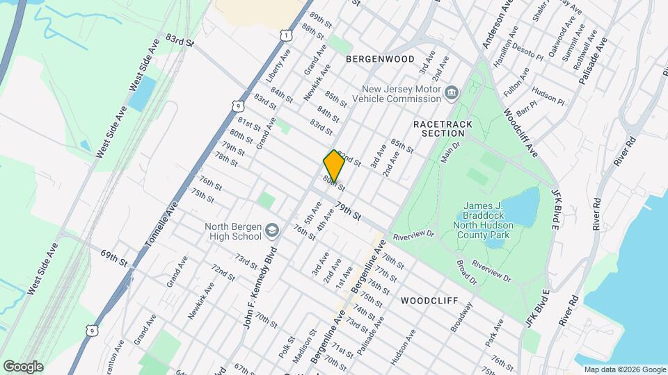 911 80th St Map and Location Details