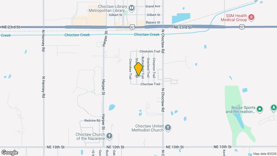 1712 Shawnee Trail Map and Location Details