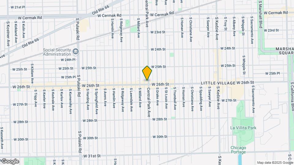 2552 S Central Park Ave, Unit 2 Map and Location Details