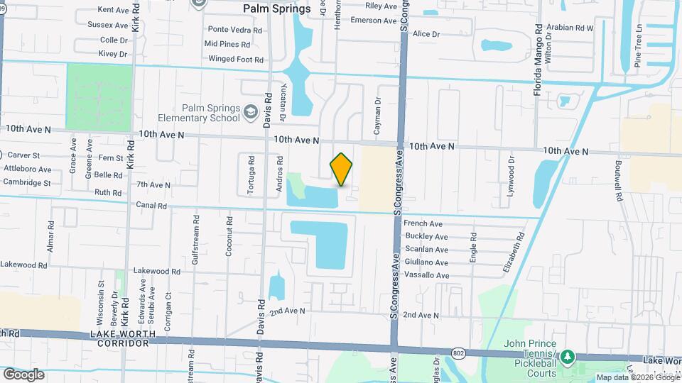 1016 Manor Dr Mapa y Detalles de la Ubicación