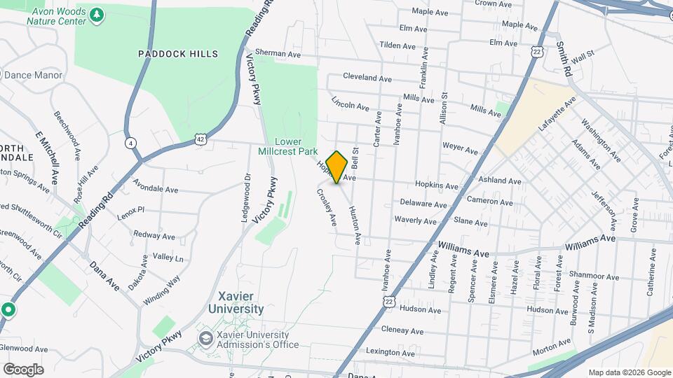 4133 Huston Ave Map and Location Details