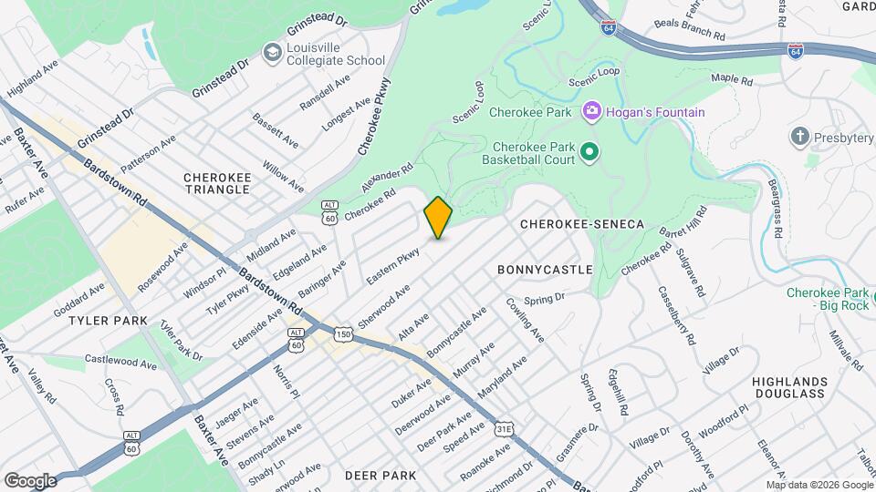 2118 Eastern Pky Map and Location Details