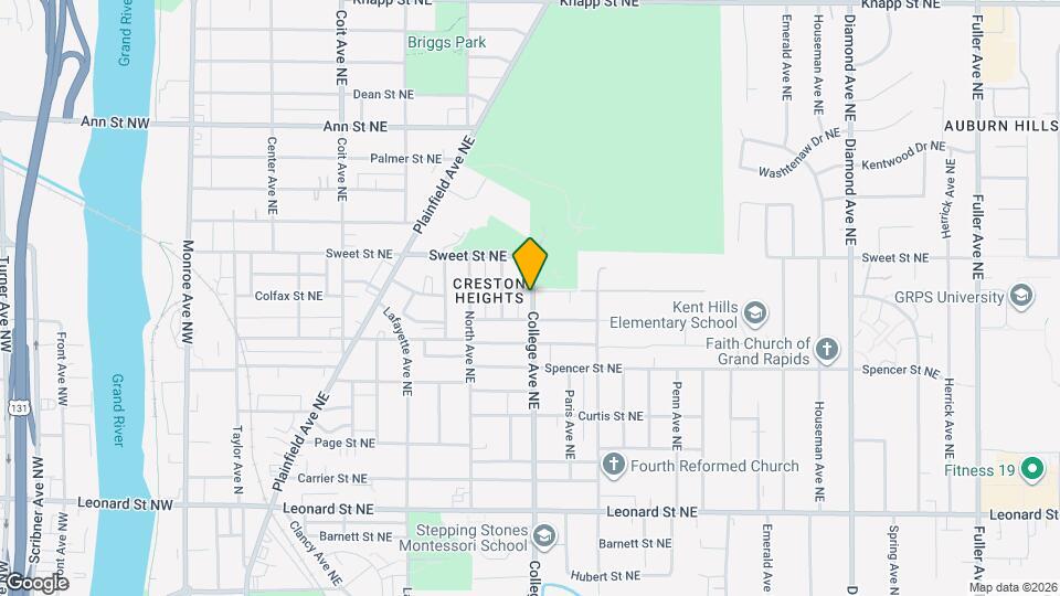 1519-19 College Ave NE Map and Location Details