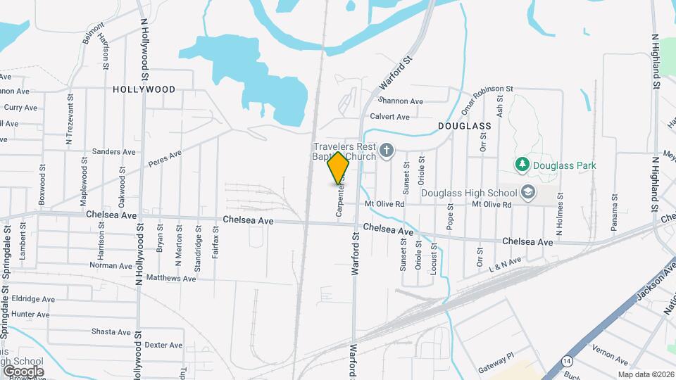 1587 Carpenter St Map and Location Details