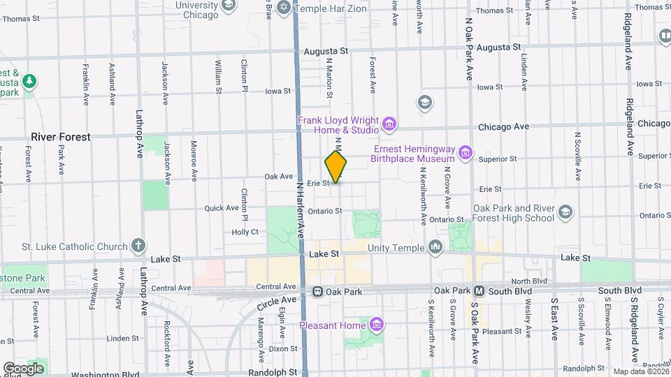 227 N Marion St Map and Location Details