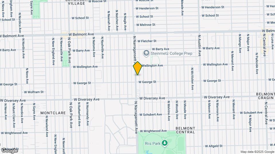 2913 N Narragansett Ave, Unit 3BR 2Fl Mapa y Detalles de la Ubicación