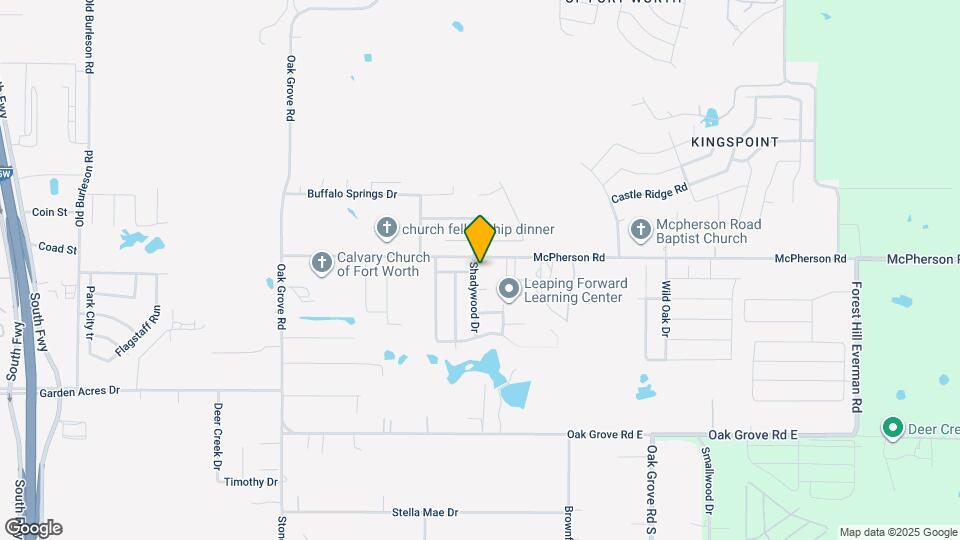 10509 Shadywood Dr Map and Location Details