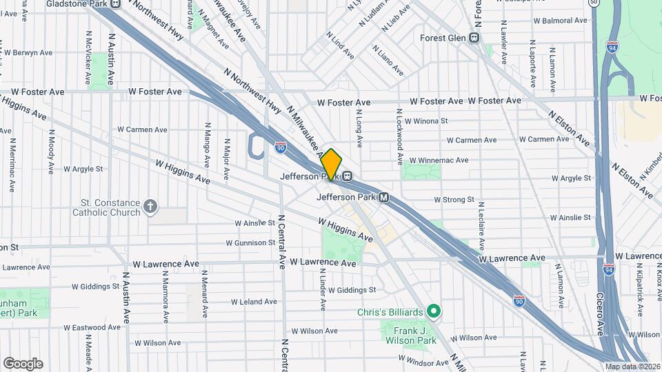 4976 N Milwaukee Ave Map and Location Details