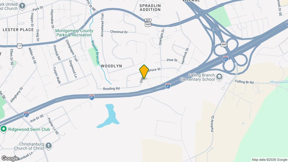 1115 Glen Ct Mapa y Detalles de la Ubicación