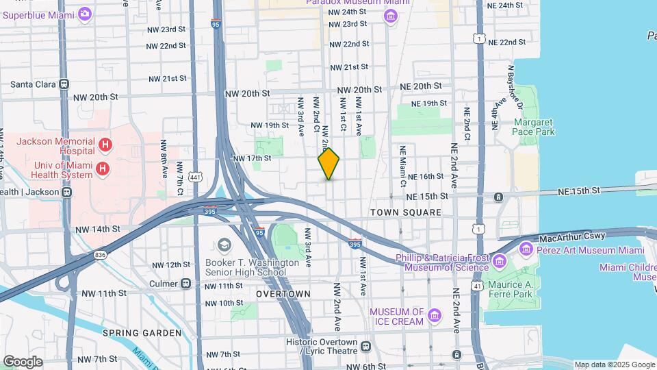 1540 NW 1 Pl Map and Location Details