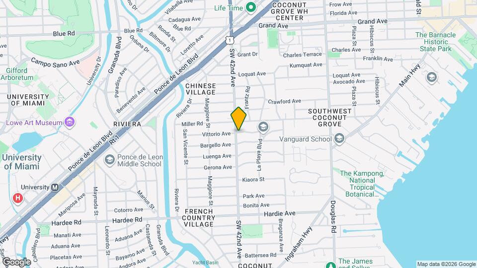 4190 Pamona Ave Map and Location Details