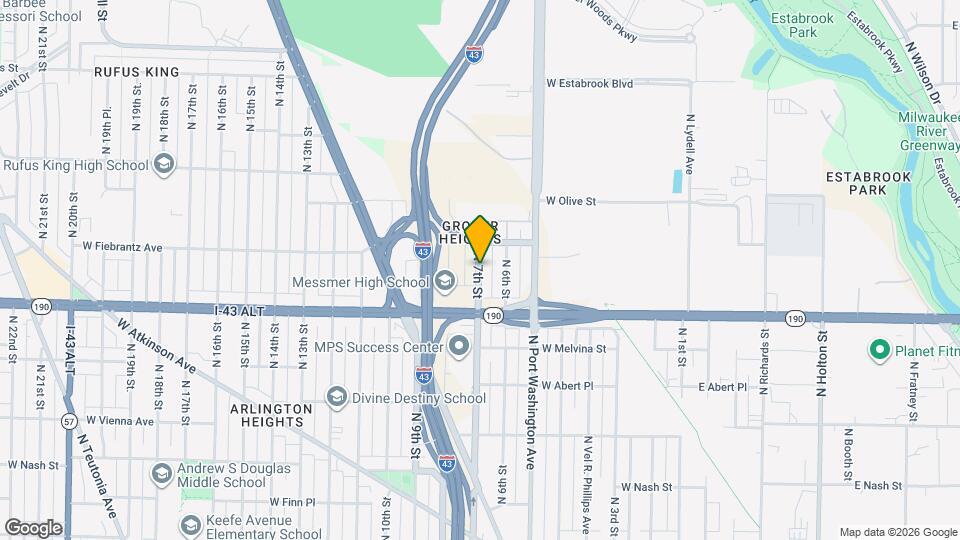 4058 N 7th St Map and Location Details