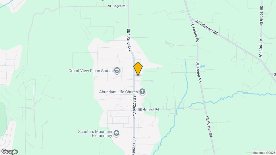 10022 SE 172nd Ave Map and Location Details