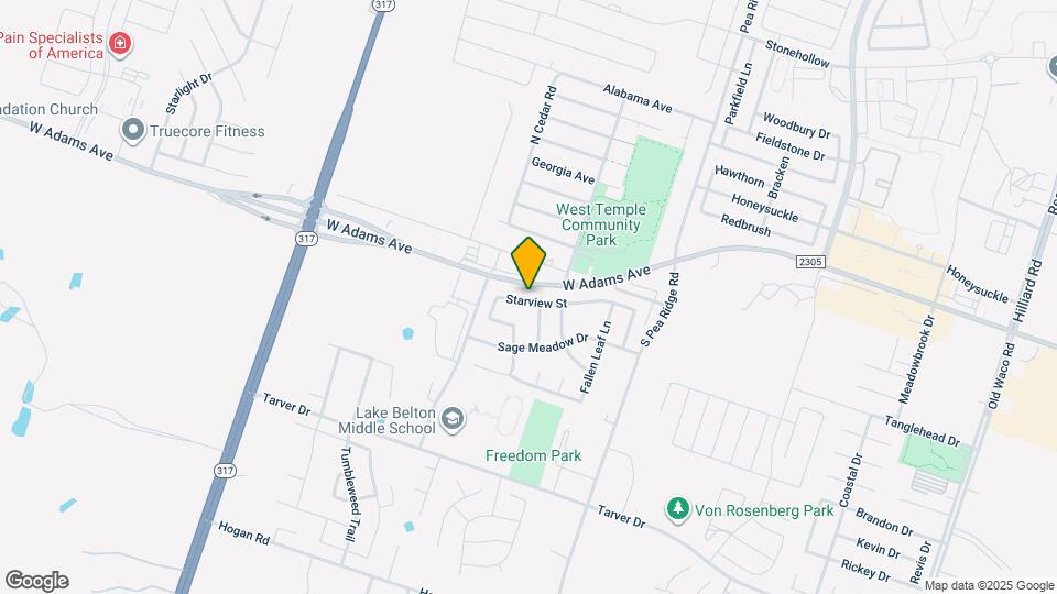 8620 Starview St Map and Location Details