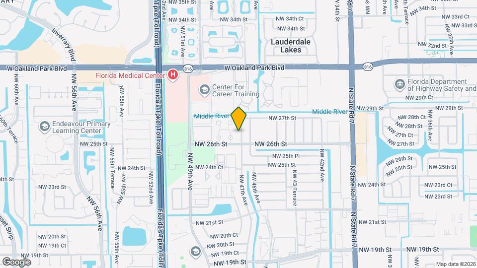 2631 NW 47th Ave Map and Location Details