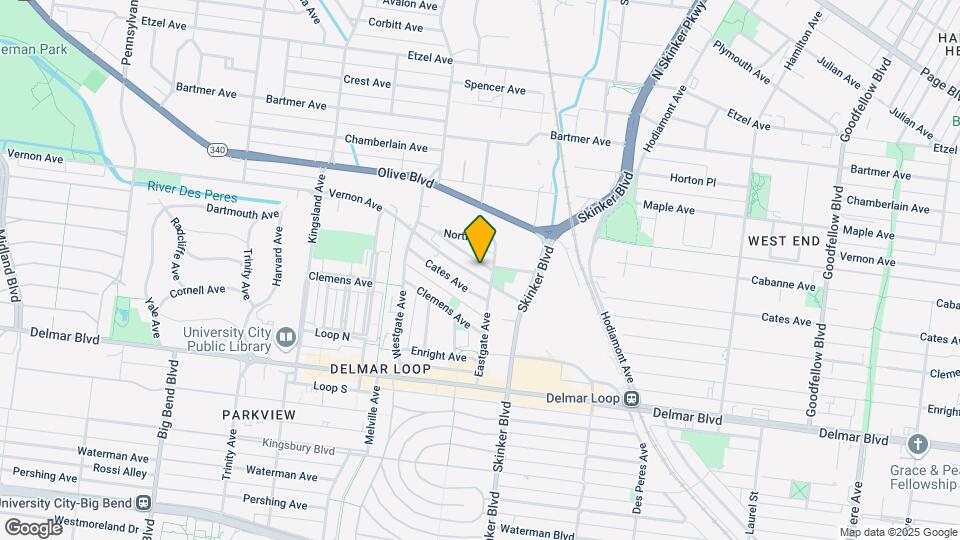 6244 Cabanne Ave Map and Location Details