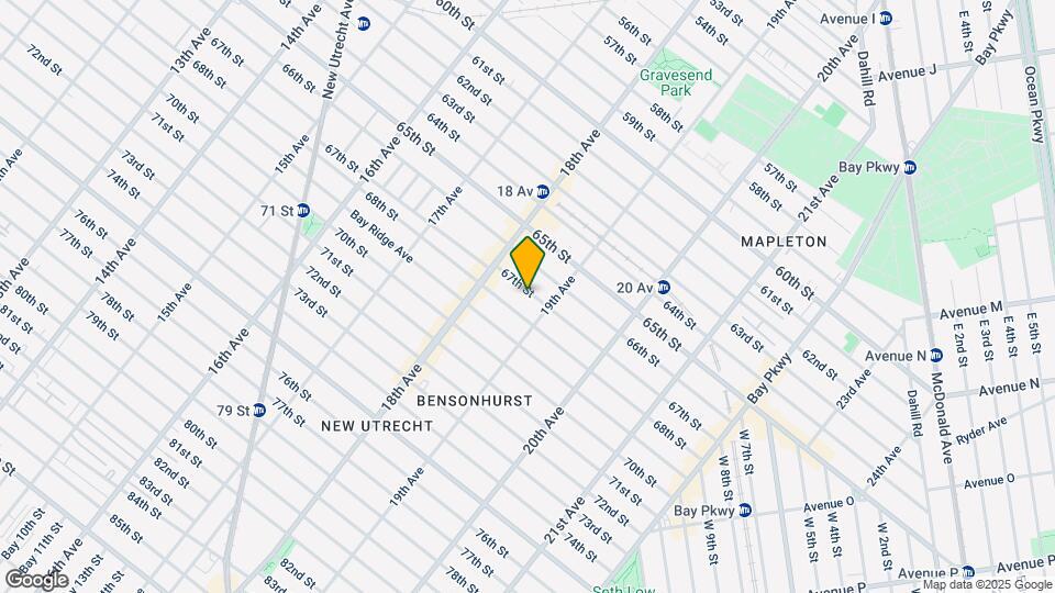 1852-1854 67th St Mapa y Detalles de la Ubicación