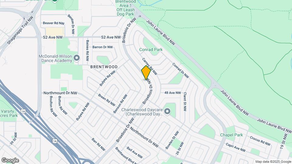 5003 Brisebois Dr NW Map and Location Details